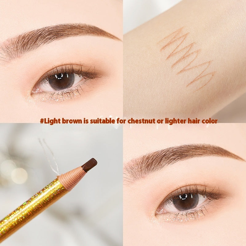 Line Drawing Waterproof Sweat-proof Non-fading Brushed Natural Eyebrow Pencil Yiwu Ruijia Auto Supplies Co., Ltd.