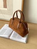 Sac à Main Velours Suède – Matelassé, Style Minimaliste Urbain, 5 Coloris 👜✨ Yiwu Ruijia Auto Supplies Co., Ltd.
