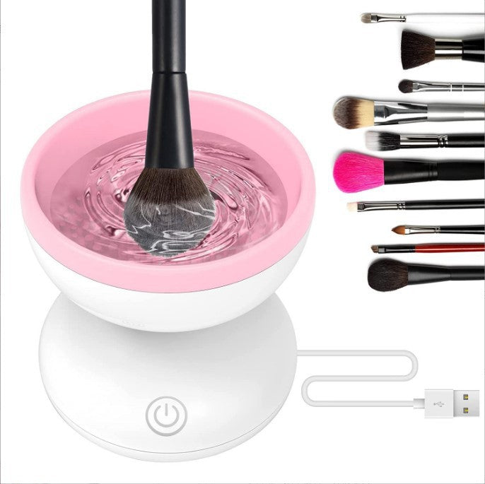 Nettoyeur Électrique Pinceaux Maquillage – 80 tr/min, Portable &amp; 1 Bouton 🖌️✨ Yiwu Ruijia Auto Supplies Co., Ltd.