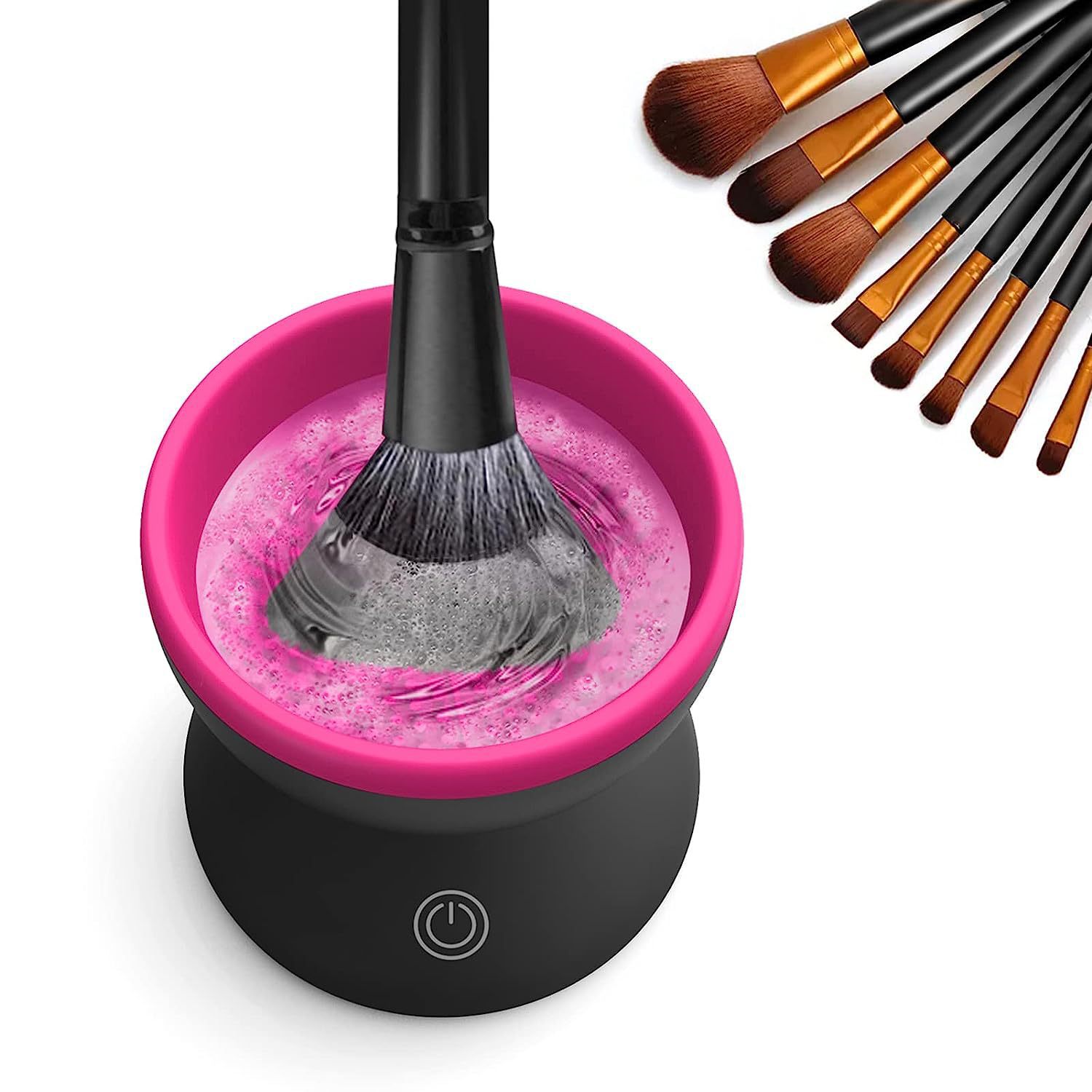 Nettoyeur Électrique Pinceaux Maquillage – 80 tr/min, Portable &amp; 1 Bouton 🖌️✨ Yiwu Ruijia Auto Supplies Co., Ltd.