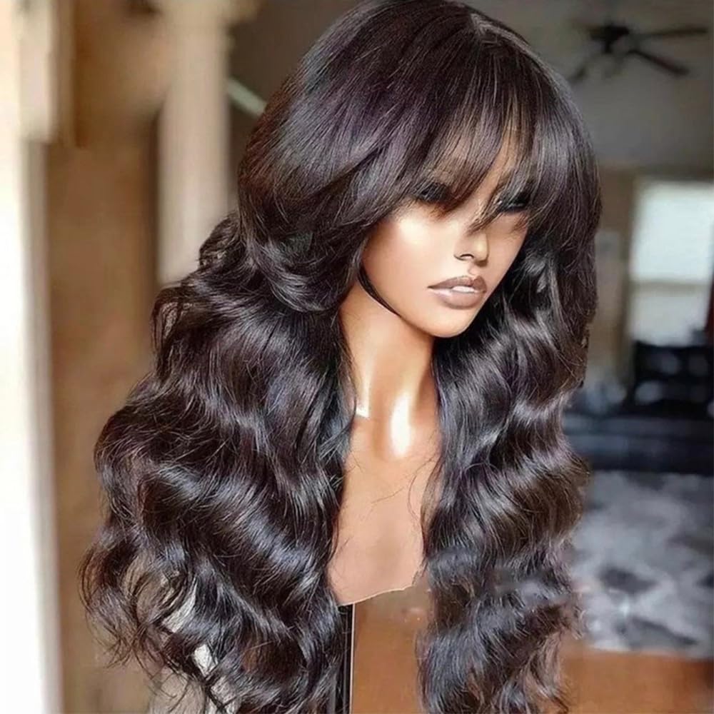 Perruque Full Machine Cheveux Humains Body Wave – Couleur Naturelle, 150% Densité 💇♀️✨ Yiwu Ruijia Auto Supplies Co., Ltd.