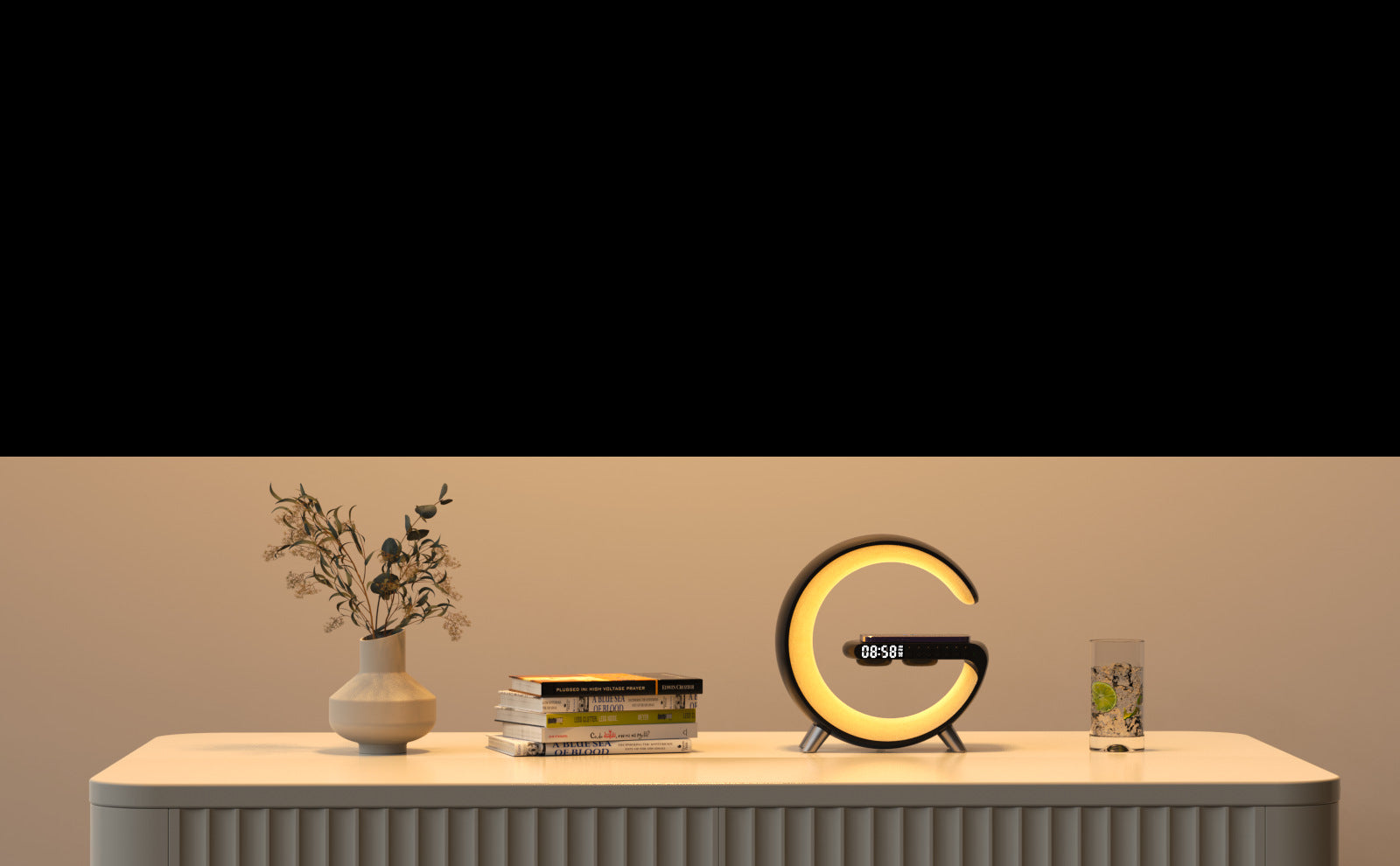 Lampe LED intelligente G avec haut-parleur Bluetooth et chargeur sans fil – Contrôle via application Yiwu Ruijia Auto Supplies Co., Ltd.