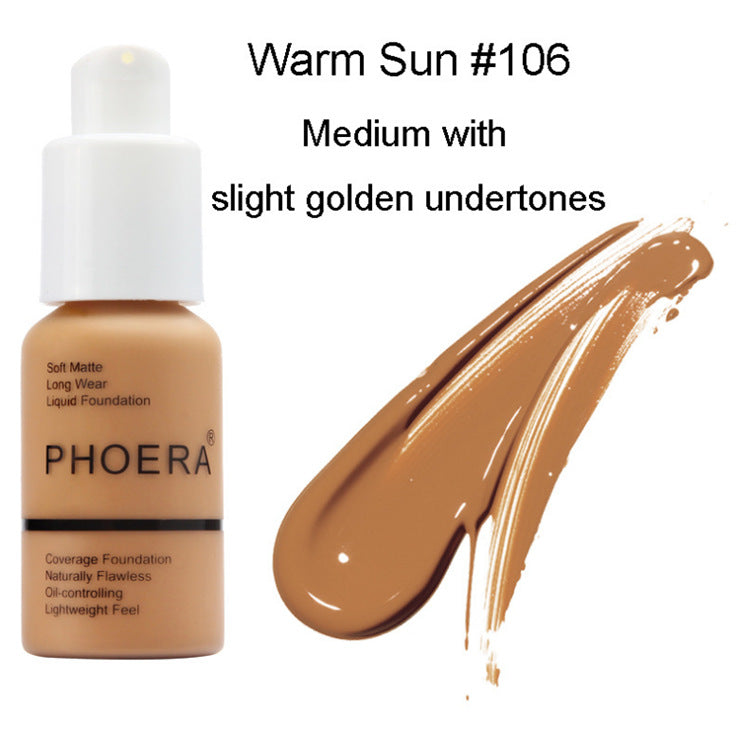 Explosive Press Type Oil Control Natural Color Matte Concealer Foundation Cream Yiwu Ruijia Auto Supplies Co., Ltd.