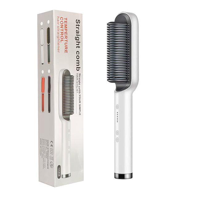 Peigne Lisseur Anti-Brûlure 10 Niveaux – Céramique Tourmaline, Cheveux Secs & Mouillés, Lissage et Boucles Faciles Yiwu Ruijia Auto Supplies Co., Ltd.