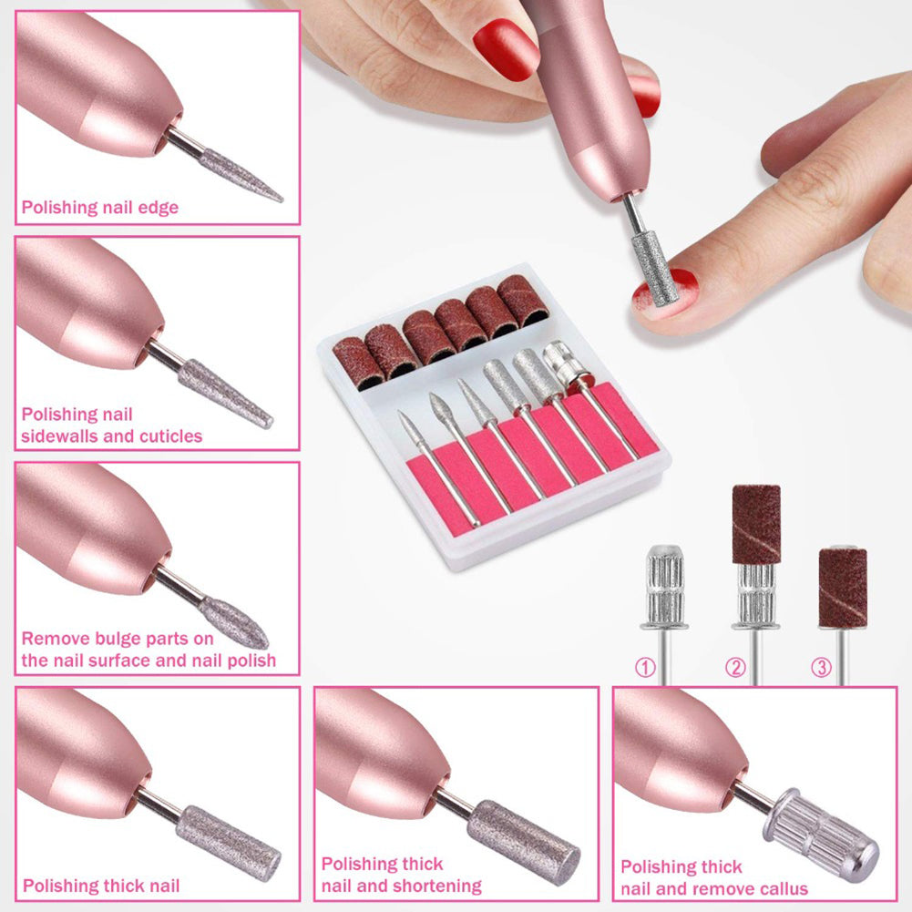 Fraiseuse Ongles Électrique – 20 000 RPM, 3 Vitesses &amp; 6 Têtes Incluses 💅✨ Yiwu Ruijia Auto Supplies Co., Ltd.