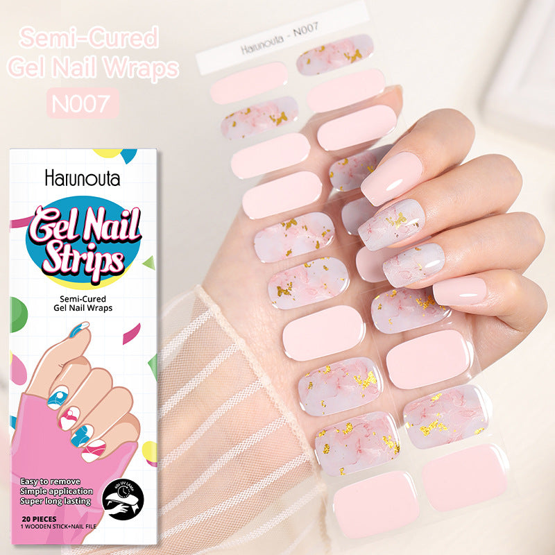 Kit 20 Patchs Gel Ongles – Designs Cartoon, Marbre, Étoilé & Carreaux 💅✨ Yiwu Ruijia Auto Supplies Co., Ltd.