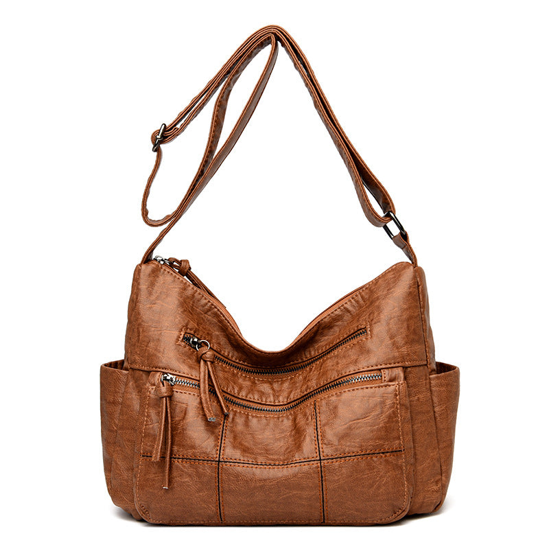 Sac à Main PU Intemporel – Poche 3D, Multi-Poches &amp; Coutures Apparentes, 4 Coloris 👜✨ Yiwu Ruijia Auto Supplies Co., Ltd.