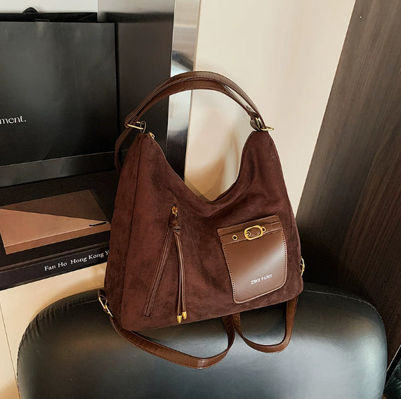 Sac à Main PU Minimaliste Urbain – Patchwork, Porte-Carte, 5 Coloris 👜✨ Yiwu Ruijia Auto Supplies Co., Ltd.