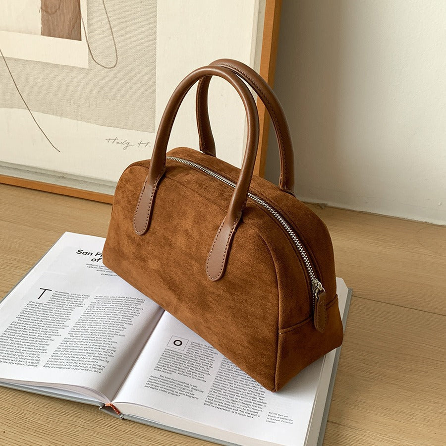 Sac à Main Velours Suède – Matelassé, Style Minimaliste Urbain, 5 Coloris 👜✨ Yiwu Ruijia Auto Supplies Co., Ltd.