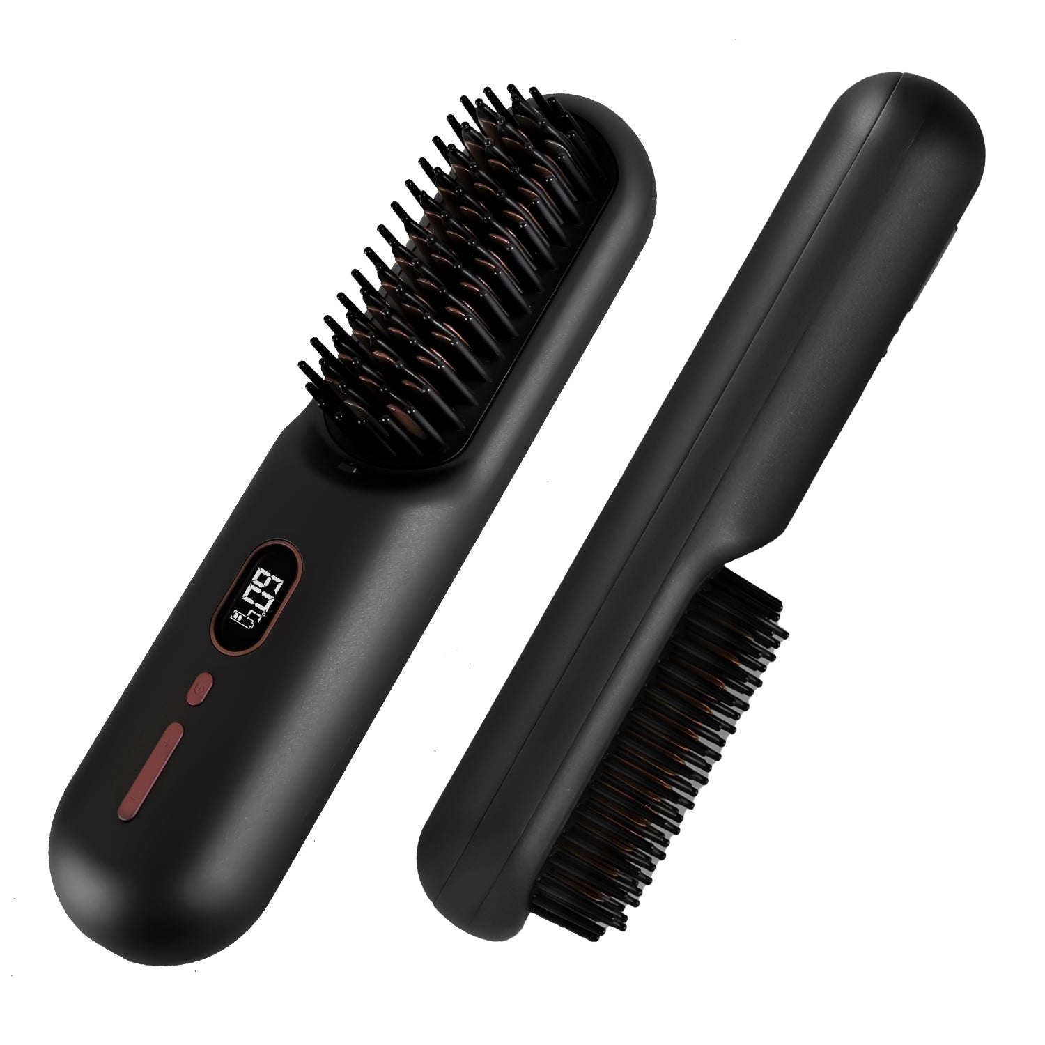 Brosse Lissante Sans Fil 4800mAh – 12 Températures, Ions Négatifs &amp; Graphène 💇♀️✨ Yiwu Ruijia Auto Supplies Co., Ltd.