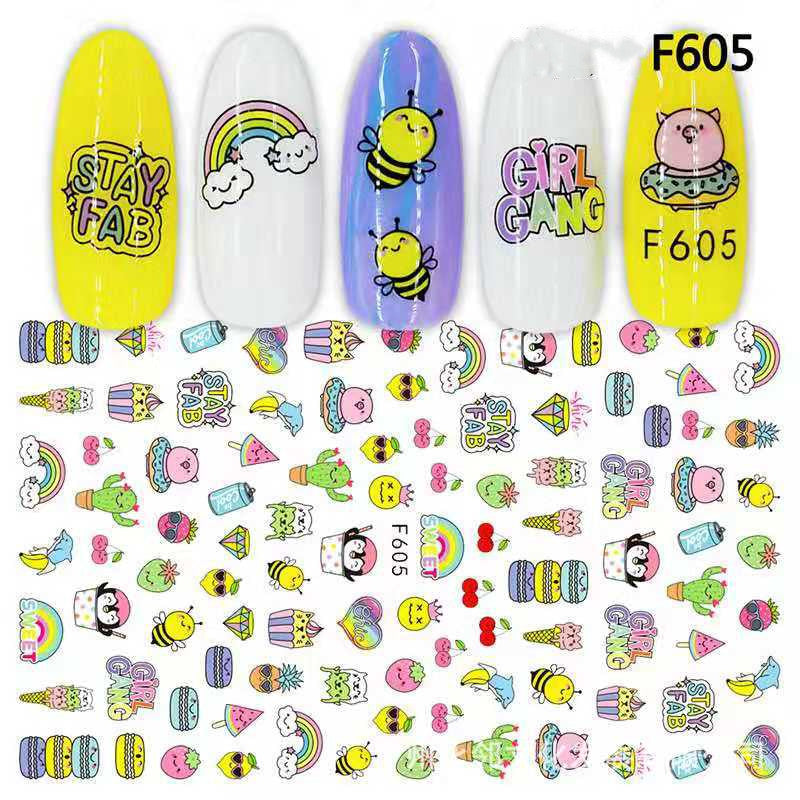Autocollants Nail Art – Collection Platine & Or Noir, Sans Colorant 💅✨ Yiwu Ruijia Auto Supplies Co., Ltd.