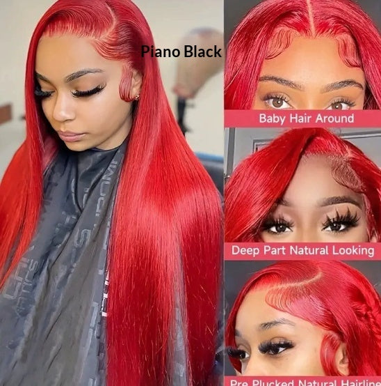 Perruque Longue Lisse – 8 Longueurs, 9 Coloris, Style Célébrité 💇♀️✨ Yiwu Ruijia Auto Supplies Co., Ltd.