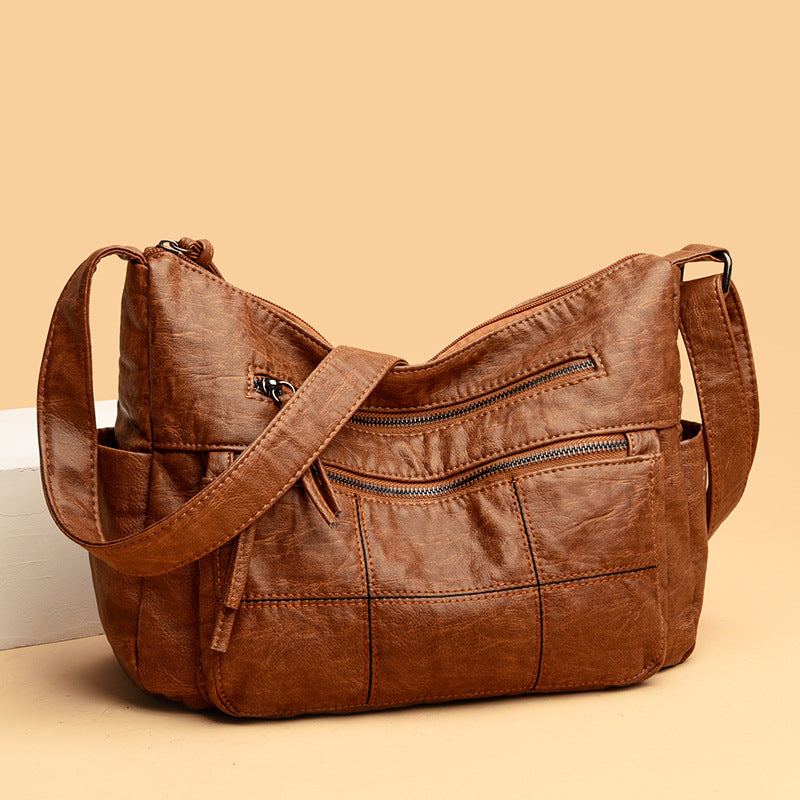 Sac à Main PU Intemporel – Poche 3D, Multi-Poches &amp; Coutures Apparentes, 4 Coloris 👜✨ Yiwu Ruijia Auto Supplies Co., Ltd.