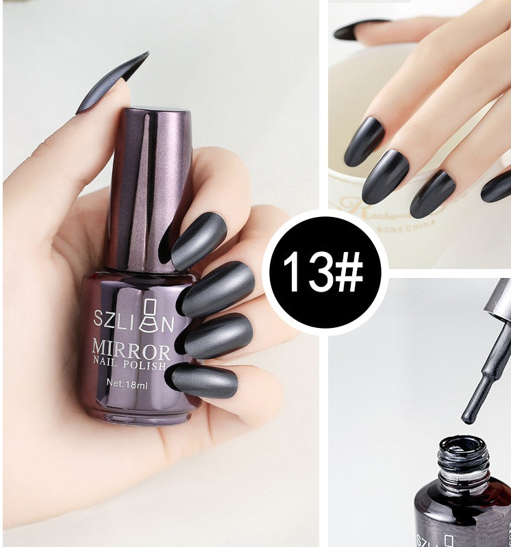 Vernis à Ongles Effet Miroir – 12 Couleurs Chromées & Métalliques 💅✨ Yiwu Ruijia Auto Supplies Co., Ltd.