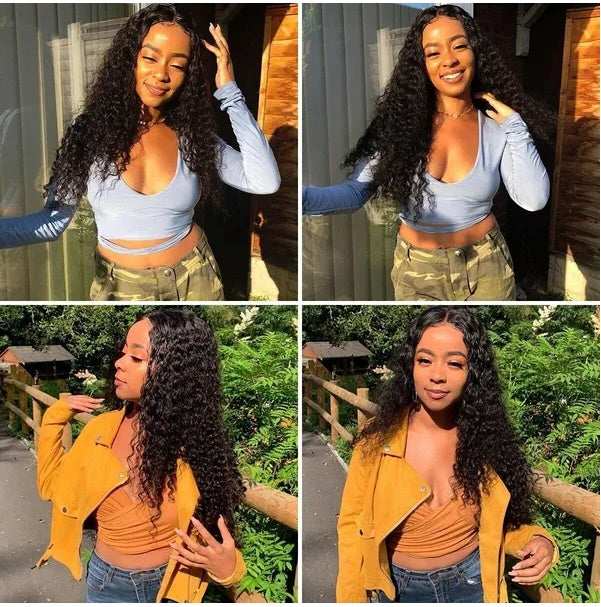 ✨ Perruque Longue Bouclée Lace Front – Effet Naturel &amp; Volume Glamour Yiwu Ruijia Auto Supplies Co., Ltd.