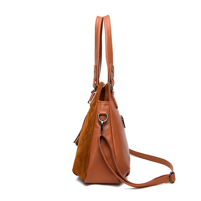 Sac à Main Velours Rétro – Surpiqûres, Patchwork &amp; Multi-Poches, 4 Coloris 👜✨ Yiwu Ruijia Auto Supplies Co., Ltd.