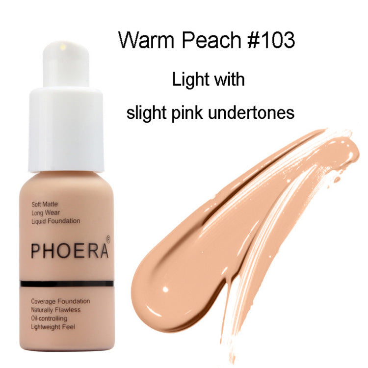 Explosive Press Type Oil Control Natural Color Matte Concealer Foundation Cream Yiwu Ruijia Auto Supplies Co., Ltd.