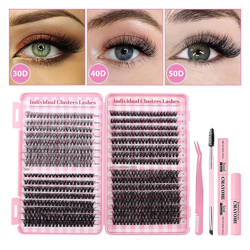 Kit 640 Cils en Touffes DIY – 30D/40D/50D, Colle &amp; Accessoires Inclus 👁️✨ Yiwu Ruijia Auto Supplies Co., Ltd.