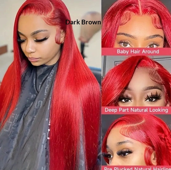 Perruque Longue Lisse – 8 Longueurs, 9 Coloris, Style Célébrité 💇♀️✨ Yiwu Ruijia Auto Supplies Co., Ltd.
