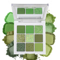Palette 9 Fards à Paupières Verts – Mates, Nacrées & Pailletées, Longue Tenue 💚✨ Yiwu Ruijia Auto Supplies Co., Ltd.