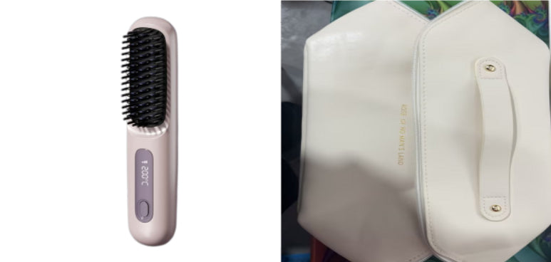 Brosse Lissante Sans Fil – Écran LCD, Batterie 1H, Chauffe Rapide Yiwu Ruijia Auto Supplies Co., Ltd.