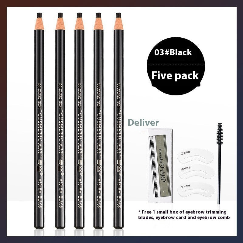 Line Drawing Waterproof Sweat-proof Non-fading Brushed Natural Eyebrow Pencil Yiwu Ruijia Auto Supplies Co., Ltd.