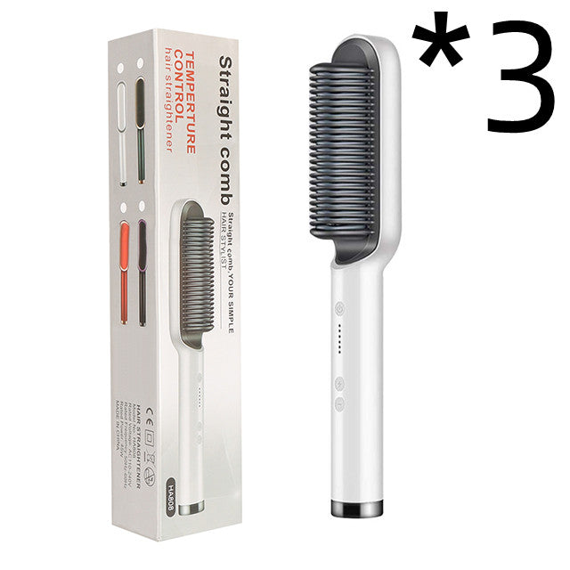 Peigne Lisseur Anti-Brûlure 10 Niveaux – Céramique Tourmaline, Cheveux Secs & Mouillés, Lissage et Boucles Faciles Yiwu Ruijia Auto Supplies Co., Ltd.