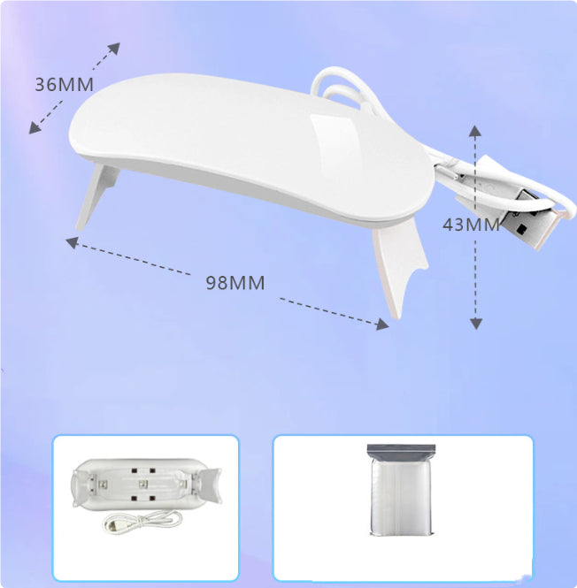 Lampe Gel Ongles Portable – Séchage Rapide, Angle Ajustable &amp; Minuterie 💅✨ Yiwu Ruijia Auto Supplies Co., Ltd.