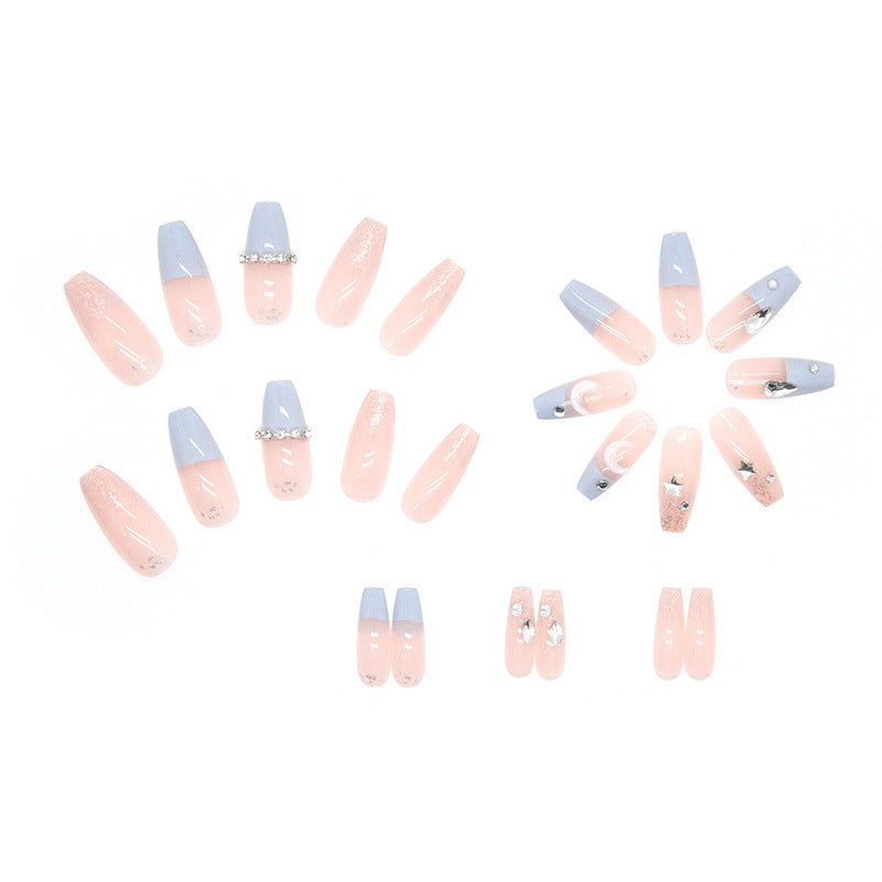 24 Faux Ongles Ballerine Longs – Bleu Mer Pétillant, French Style Instagram 💅✨ Yiwu Ruijia Auto Supplies Co., Ltd.