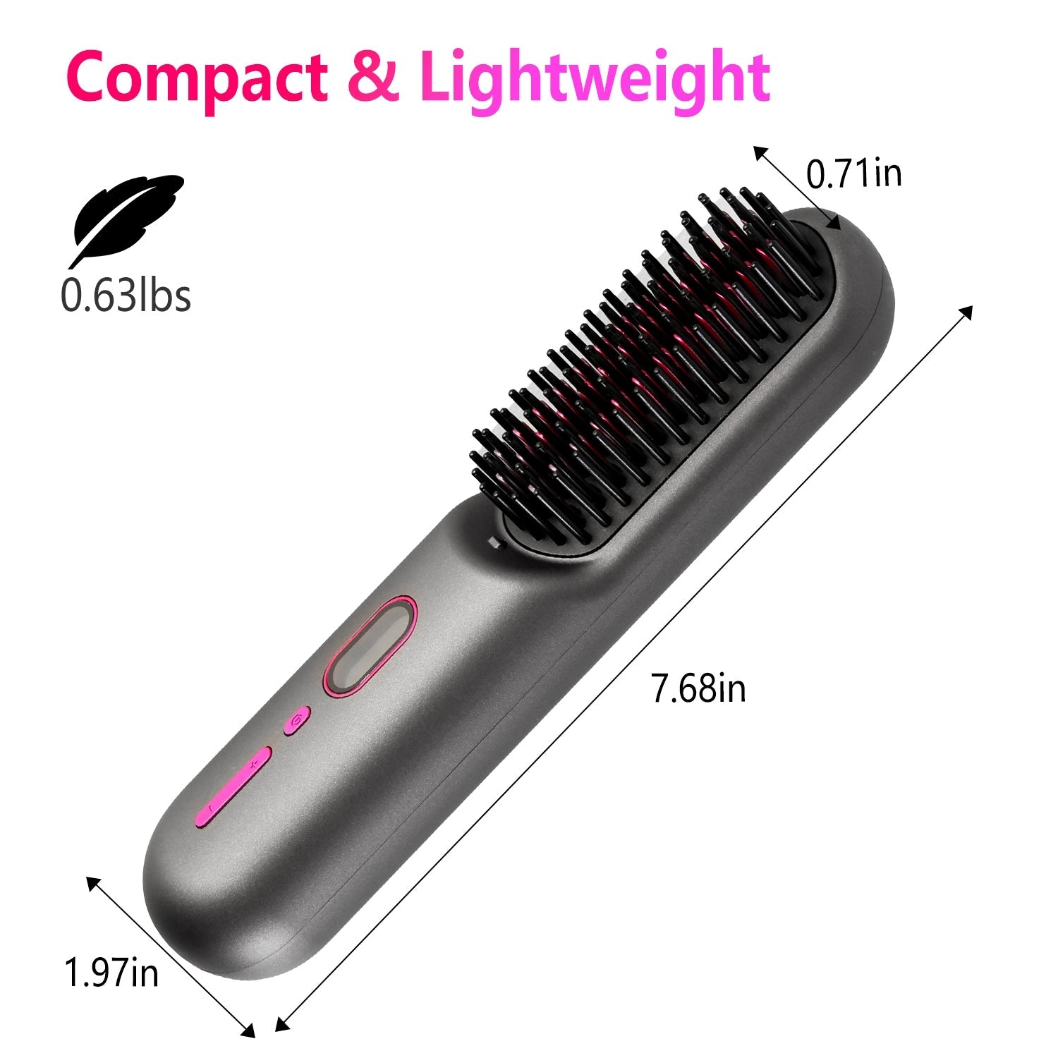 Brosse Lissante Sans Fil 4800mAh – 12 Températures, Ions Négatifs &amp; Graphène 💇♀️✨ Yiwu Ruijia Auto Supplies Co., Ltd.