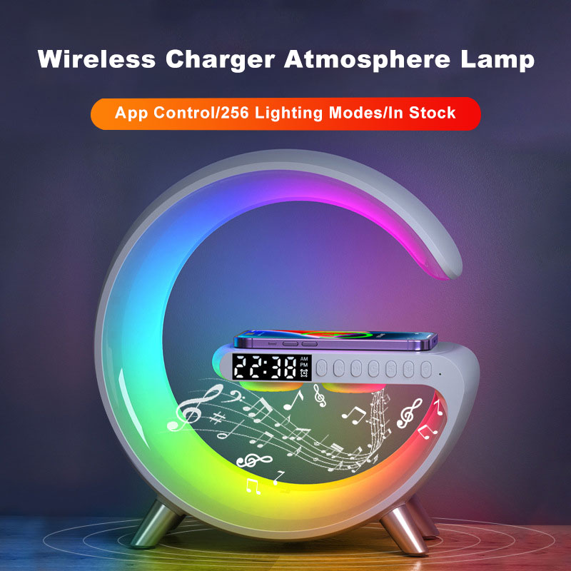 Lampe LED intelligente G avec haut-parleur Bluetooth et chargeur sans fil – Contrôle via application Yiwu Ruijia Auto Supplies Co., Ltd.