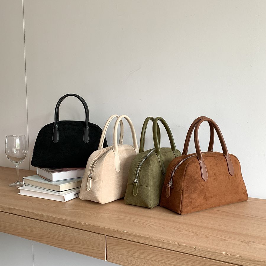 Sac à Main Velours Suède – Matelassé, Style Minimaliste Urbain, 5 Coloris 👜✨ Yiwu Ruijia Auto Supplies Co., Ltd.