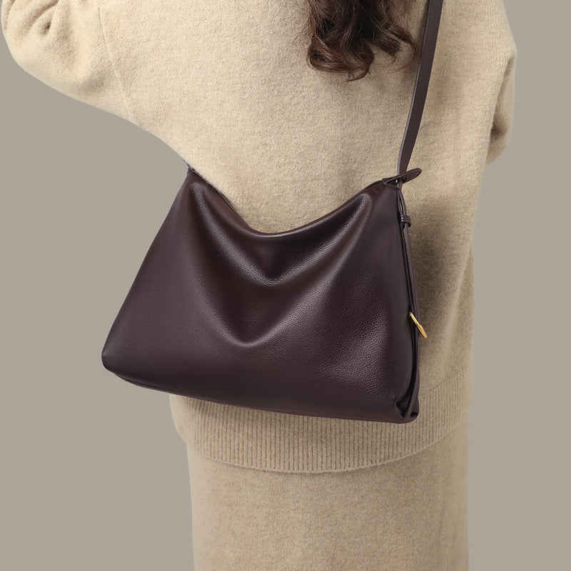Sac à Main Cuir Pleine Fleur – Streetwear, Porte-Carte &amp; Poche Zippée 👜✨ Yiwu Ruijia Auto Supplies Co., Ltd.