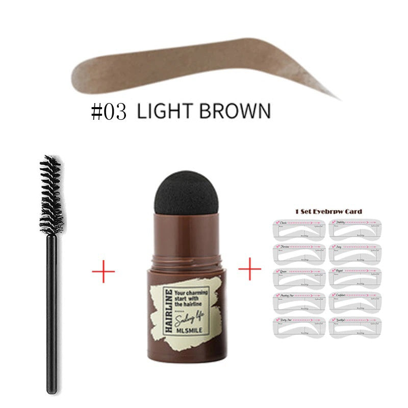 Kit Sourcils Parfaits – Poudre Tampon Air Cushion, 4 Teintes & Pochoirs 💄✨ Yiwu Ruijia Auto Supplies Co., Ltd.