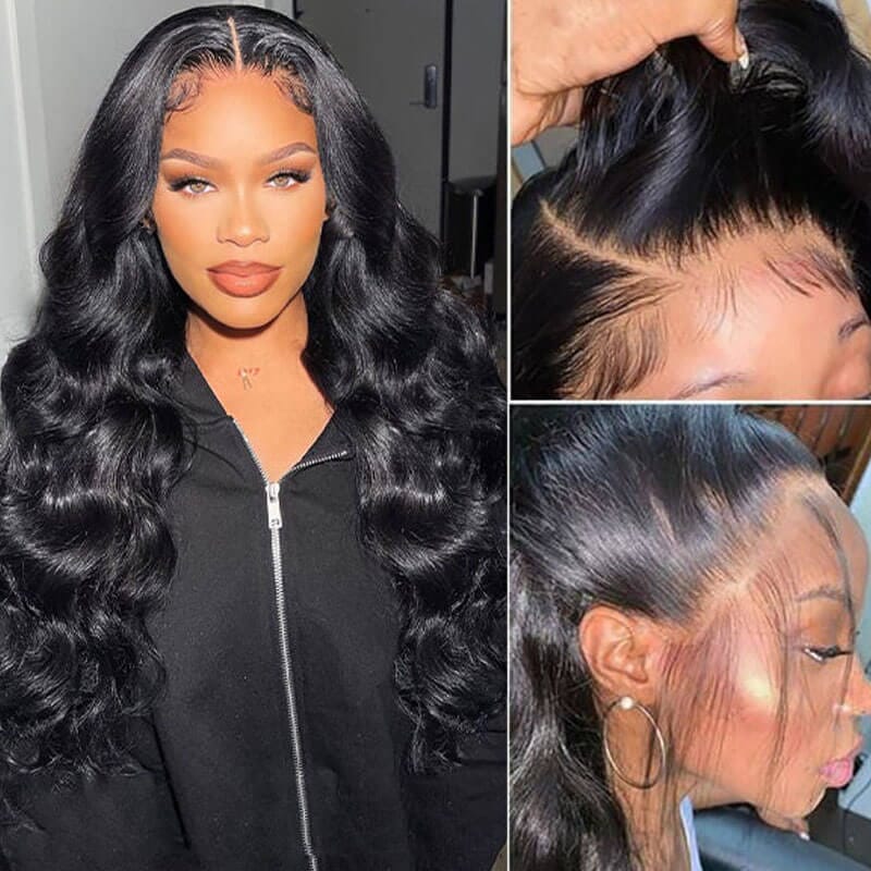 Perruque Lace Closure 4x6 Cheveux Humains Body Wave – Couleur Naturelle, 150% Densité 💇♀️✨ Yiwu Ruijia Auto Supplies Co., Ltd.