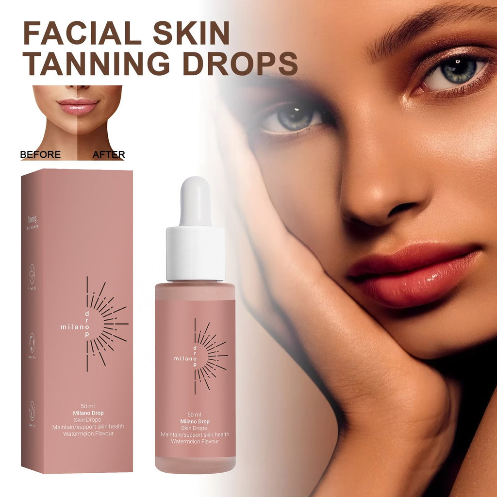 Tanning Face Serum Face Body Tanning Bed Outdoor Fine Line Repair Skin Serum Dark Bronzer Self Tanning Serum Drops Yiwu Ruijia Auto Supplies Co., Ltd.