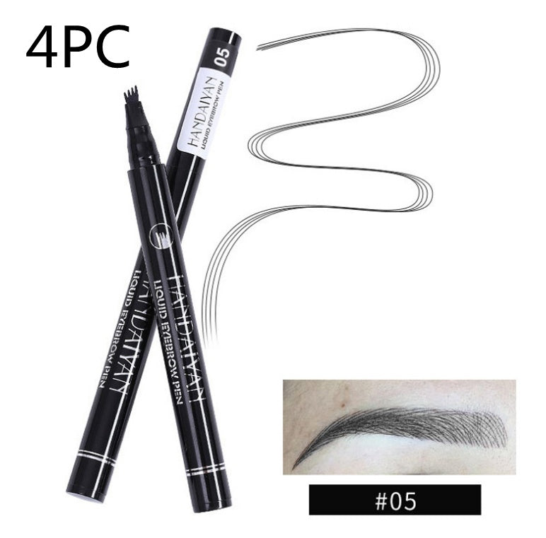 Microblading Eyebrow Pencil Waterproof Fork Tip Tattoo Pen Tinted Fine Sketch Eye Brow Pencils Long Lasting Eyebrows Yiwu Ruijia Auto Supplies Co., Ltd.