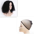 Perruque Courte Bouclée – 16 Pouces, Fibres Haute Température, Filet Rose 💇♀️✨ Yiwu Ruijia Auto Supplies Co., Ltd.