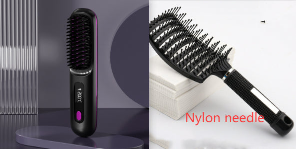 Brosse Lissante Sans Fil – Écran LCD, Batterie 1H, Chauffe Rapide Yiwu Ruijia Auto Supplies Co., Ltd.