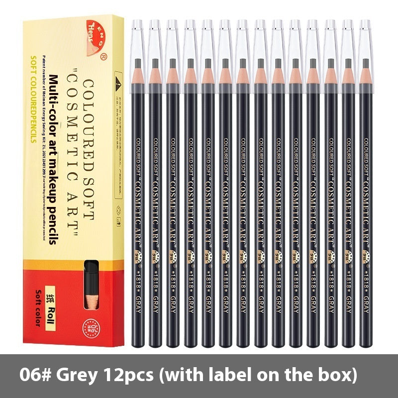 Line Drawing Waterproof Sweat-proof Non-fading Brushed Natural Eyebrow Pencil Yiwu Ruijia Auto Supplies Co., Ltd.