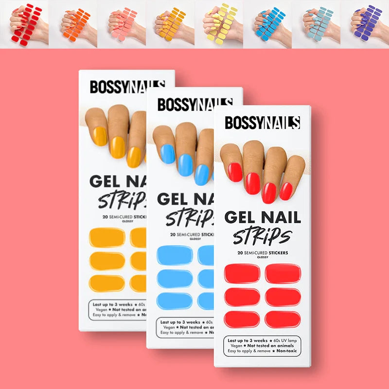 Stickers Ongles Lettres Colorées – 16 Autocollants Full Cover Nail Art 💅✨ Yiwu Ruijia Auto Supplies Co., Ltd.