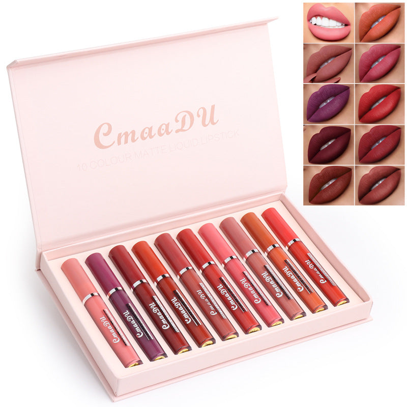 Women's Non-stick Cup Waterproof Matte Lipstick Yiwu Ruijia Auto Supplies Co., Ltd.