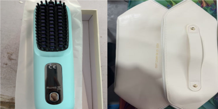 Brosse Lissante Sans Fil – Écran LCD, Batterie 1H, Chauffe Rapide Yiwu Ruijia Auto Supplies Co., Ltd.