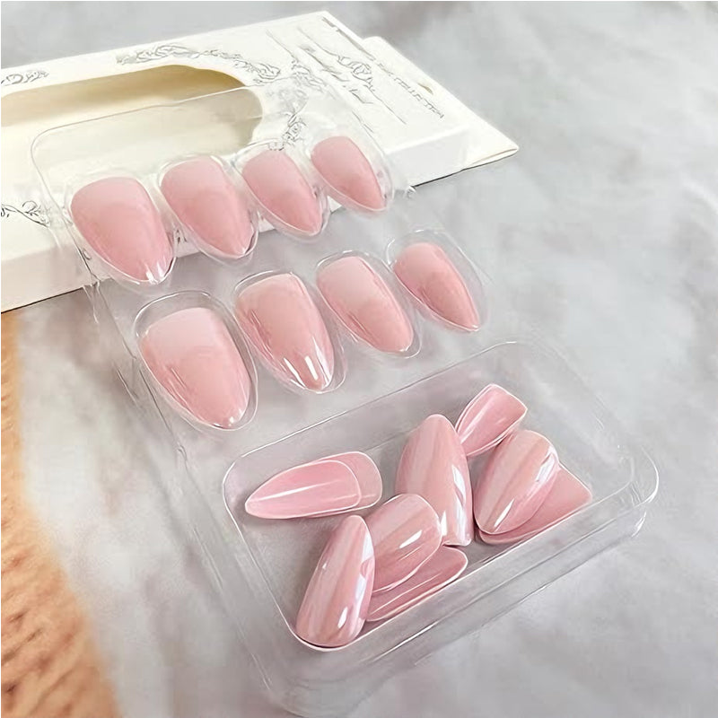 Kit de 24 Faux Ongles Effet Poudre Aurora – Longueur Tuyau d’Eau, Bout Carré 🌌💅 Yiwu Ruijia Auto Supplies Co., Ltd.