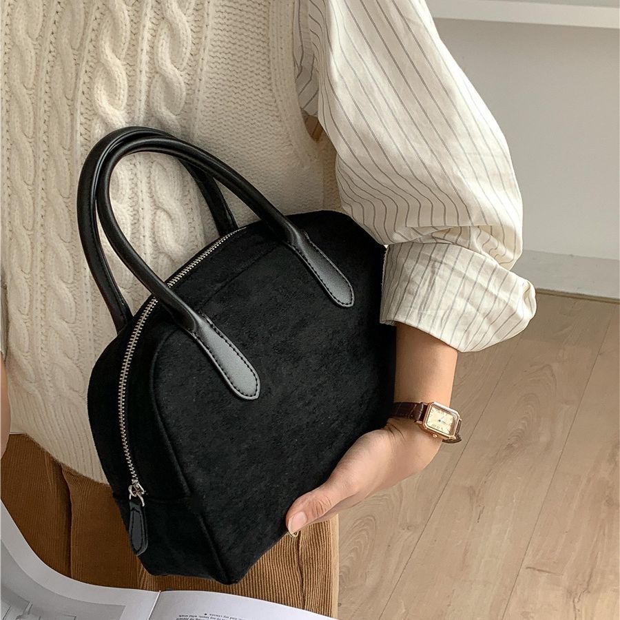 Sac à Main Velours Suède – Matelassé, Style Minimaliste Urbain, 5 Coloris 👜✨ Yiwu Ruijia Auto Supplies Co., Ltd.