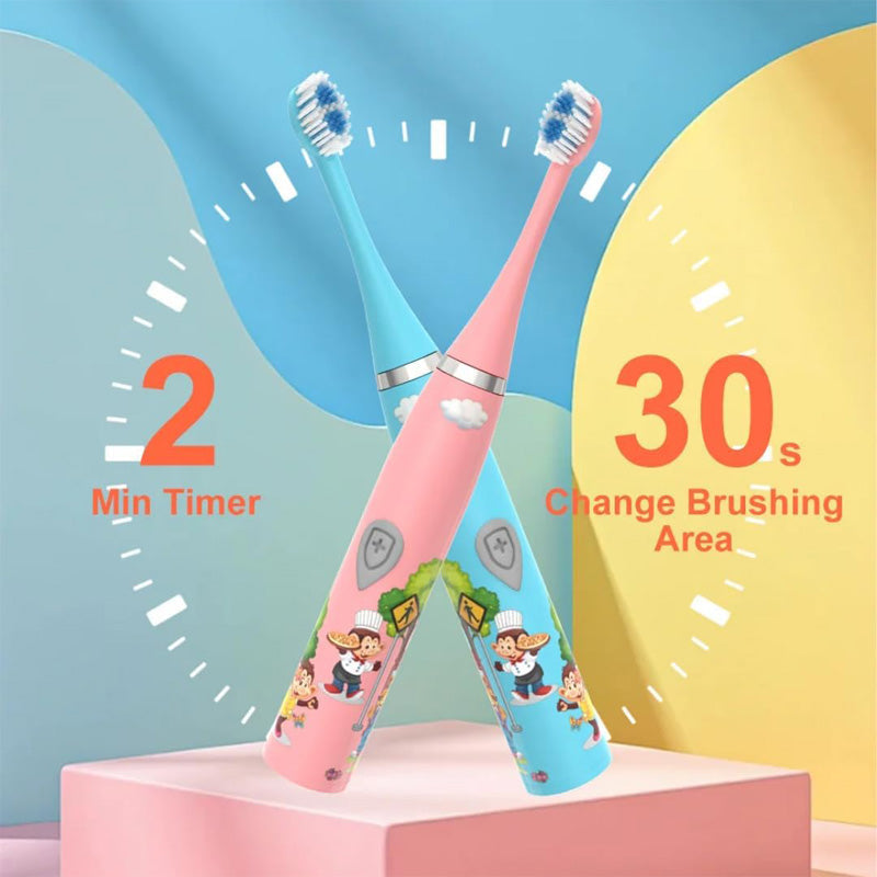 Brosse à Dents Électrique Sonique Enfant – Étanche IPX6 + 6 Têtes Incluses Yiwu Ruijia Auto Supplies Co., Ltd.