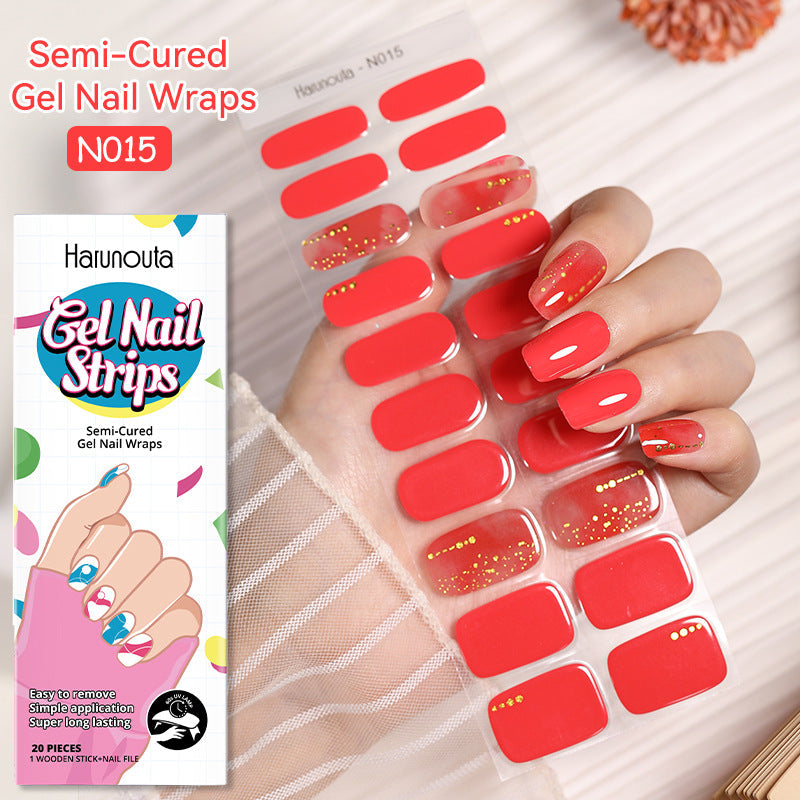 Kit 20 Patchs Gel Ongles – Designs Cartoon, Marbre, Étoilé & Carreaux 💅✨ Yiwu Ruijia Auto Supplies Co., Ltd.