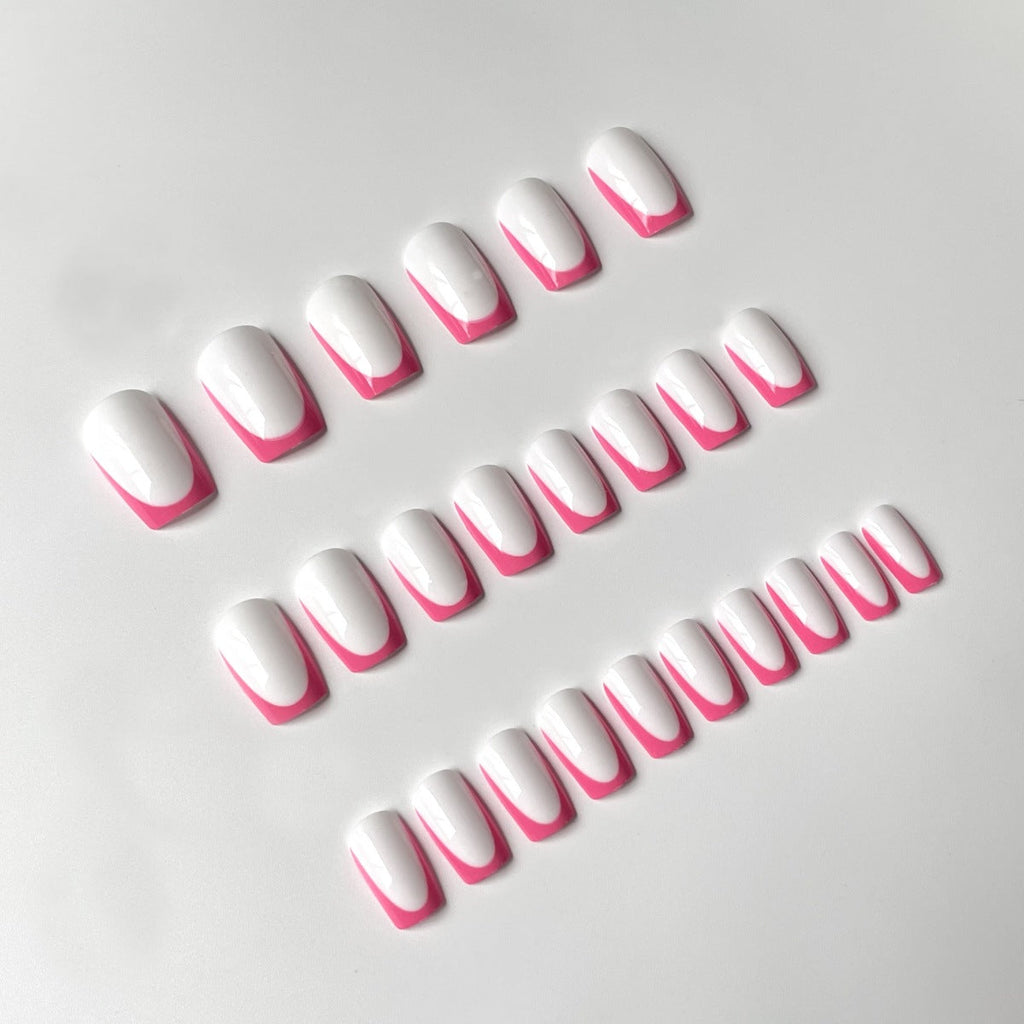 24 Faux Ongles Carrés Courts Tartan – Colle Jelly, Style Ins Luxe Abordable 💅✨ Yiwu Ruijia Auto Supplies Co., Ltd.