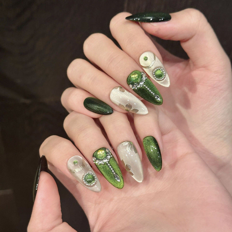 Set Faux Ongles Étoiles Ballet – 4 Tailles, Amande &amp; Stiletto Ultra-Court 💅⭐✨ Yiwu Ruijia Auto Supplies Co., Ltd.