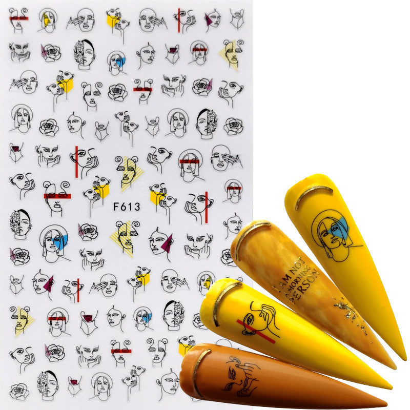 Autocollants Nail Art – Collection Platine & Or Noir, Sans Colorant 💅✨ Yiwu Ruijia Auto Supplies Co., Ltd.